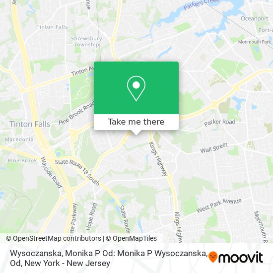 Wysoczanska, Monika P Od: Monika P Wysoczanska, Od map