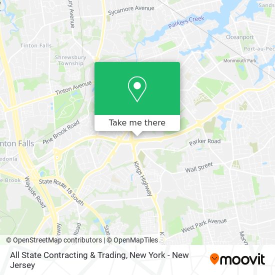 All State Contracting & Trading map