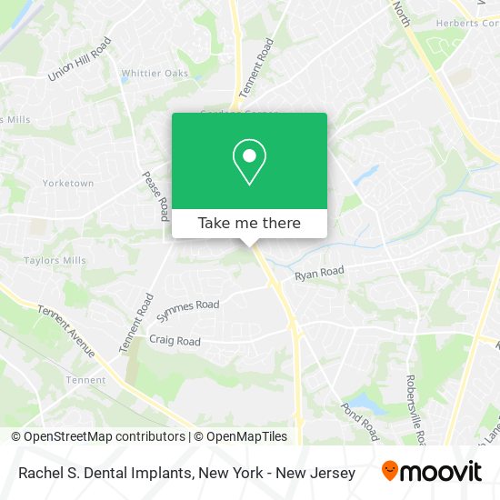 Mapa de Rachel S. Dental Implants