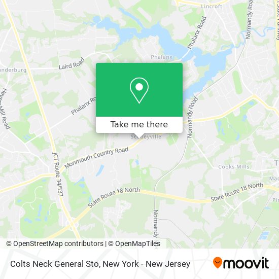 Colts Neck General Sto map