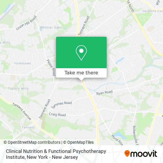 Clinical Nutrition & Functional Psychotherapy Institute map