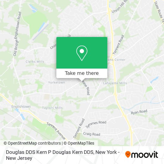 Douglas DDS Kern P Douglas Kern DDS map