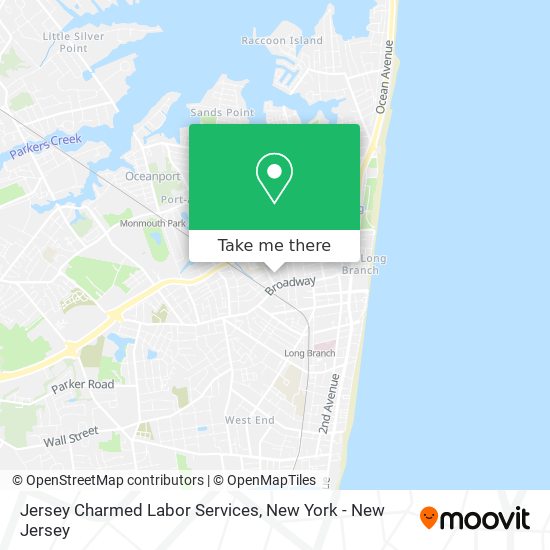 Jersey Charmed Labor Services map