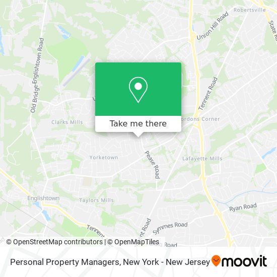 Personal Property Managers map
