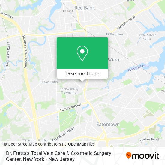 Mapa de Dr. Fretta's Total Vein Care & Cosmetic Surgery Center