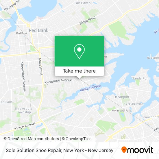 Sole Solution Shoe Repair map