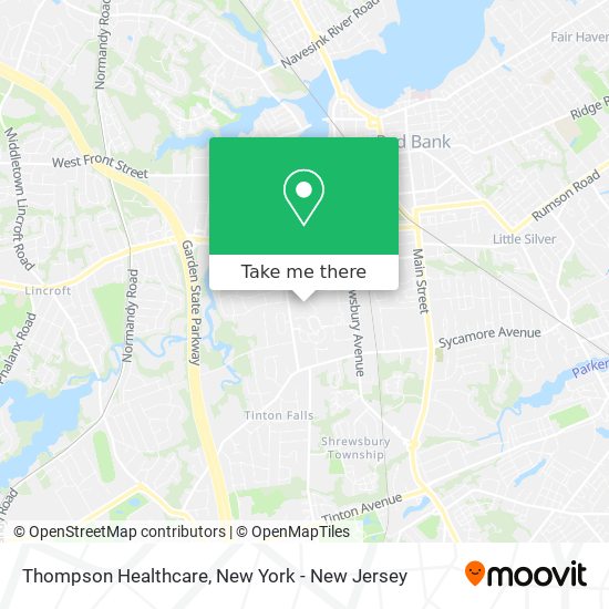 Thompson Healthcare map