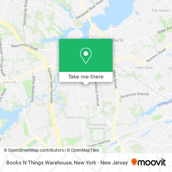 Mapa de Books N Things Warehouse