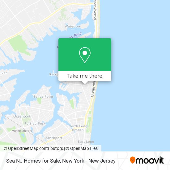 Mapa de Sea NJ Homes for Sale