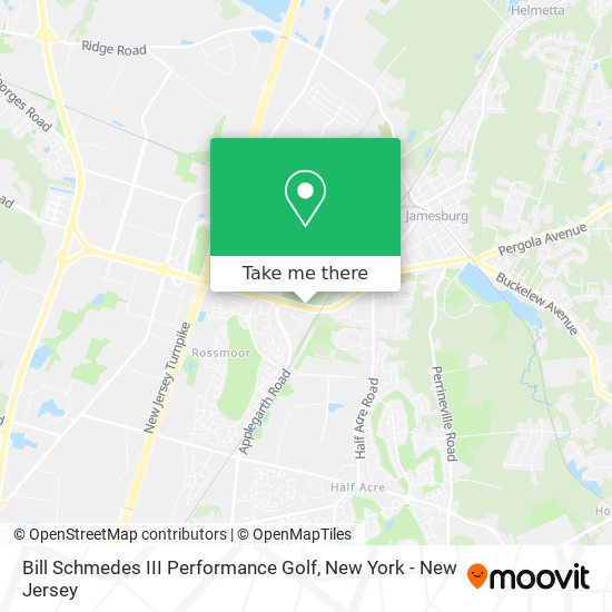Bill Schmedes III Performance Golf map