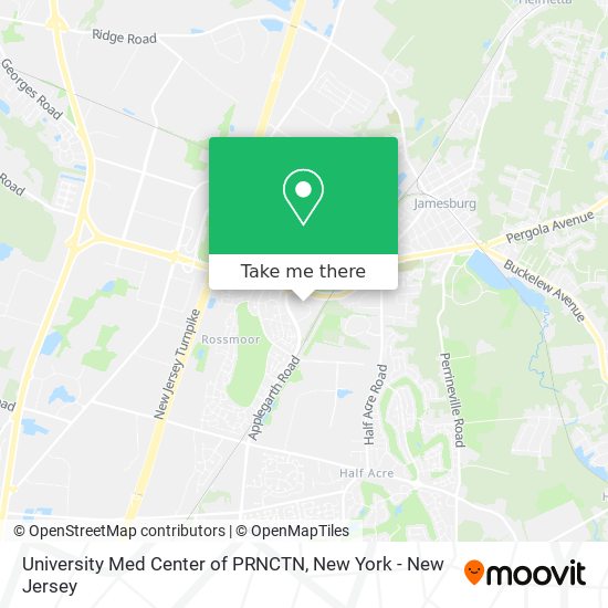 University Med Center of PRNCTN map