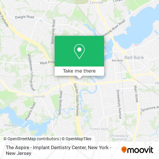 The Aspire - Implant Dentistry Center map