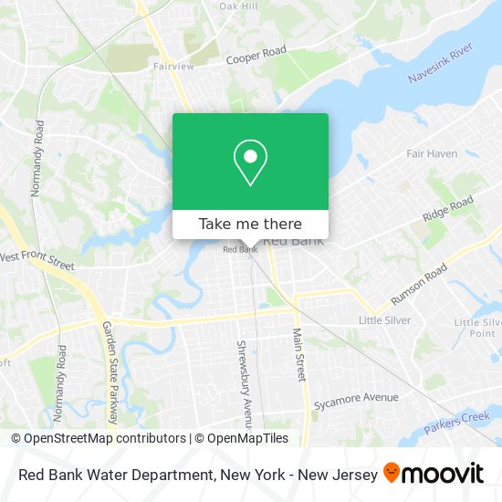 Mapa de Red Bank Water Department