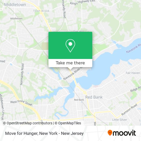 Move for Hunger map