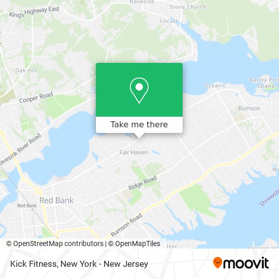 Kick Fitness map