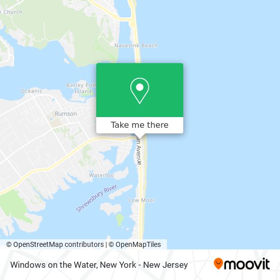 Windows on the Water map