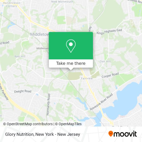 Glory Nutrition map