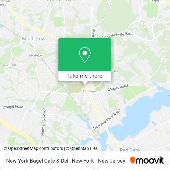 New York Bagel Cafe & Deli map