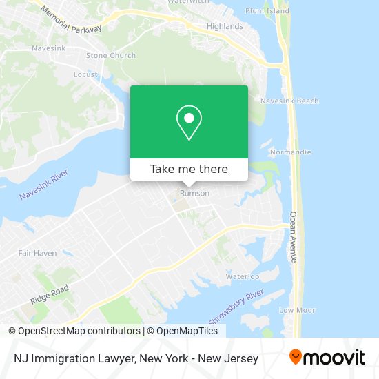 NJ Immigration Lawyer map