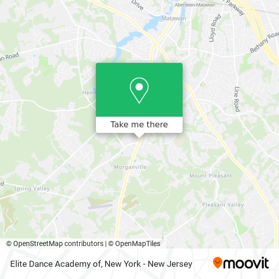 Mapa de Elite Dance Academy of