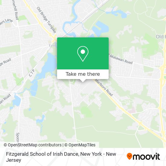 Fitzgerald School of Irish Dance map