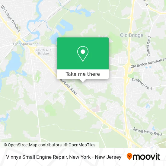 Vinnys Small Engine Repair map