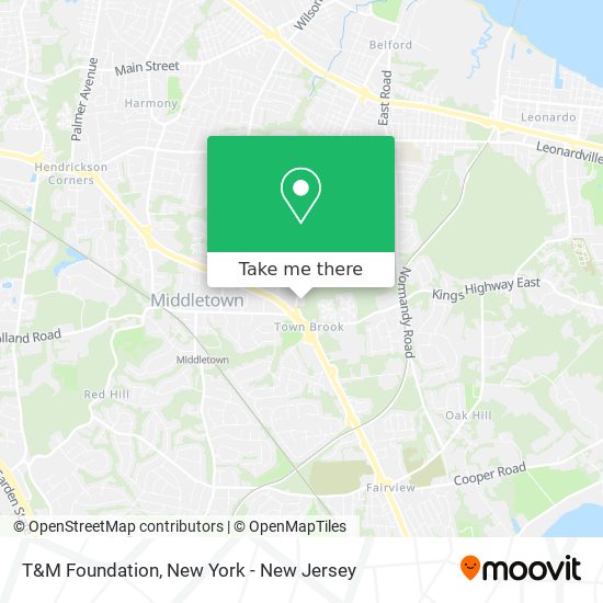 T&M Foundation map