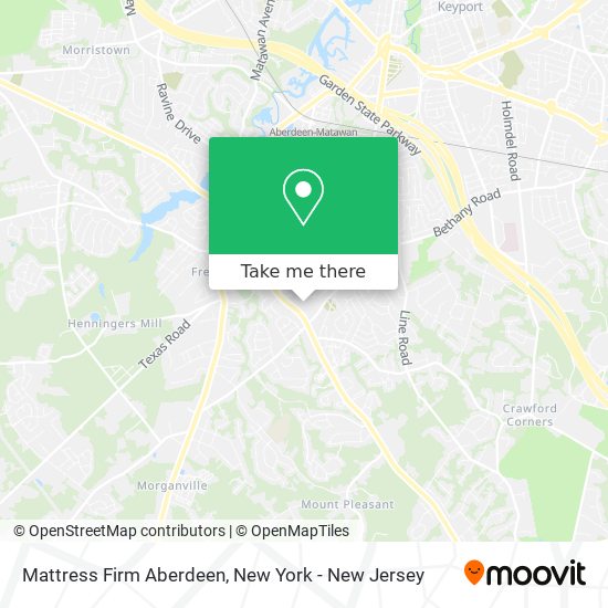 Mapa de Mattress Firm Aberdeen