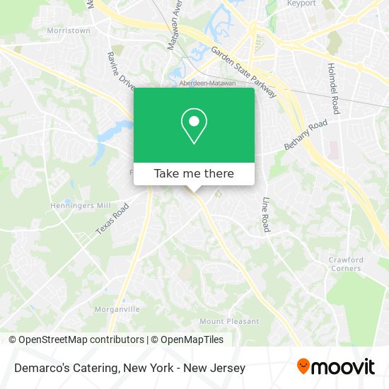 Demarco's Catering map