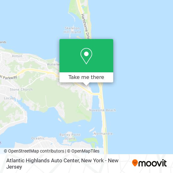 Mapa de Atlantic Highlands Auto Center