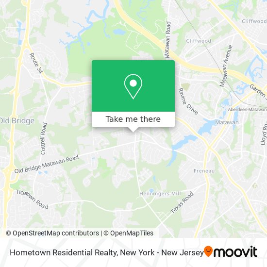 Hometown Residential Realty map