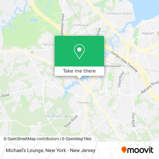 Michael's Lounge map