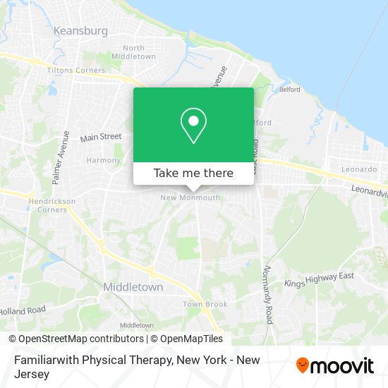 Familiarwith Physical Therapy map