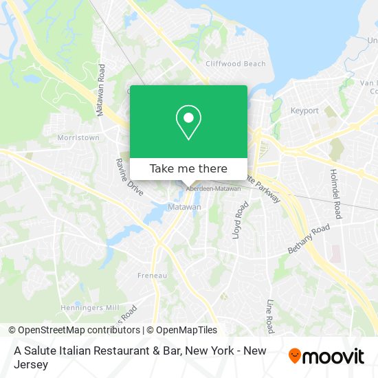 Mapa de A Salute Italian Restaurant & Bar