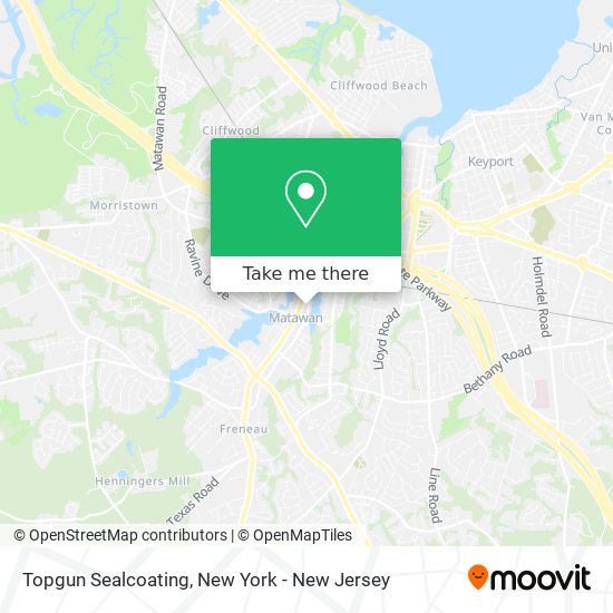 Topgun Sealcoating map