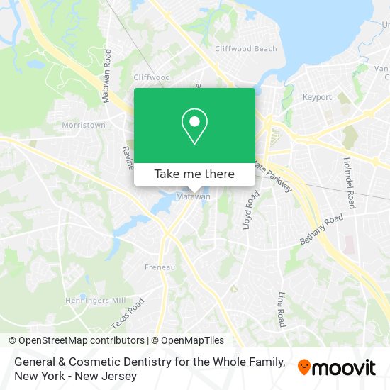 General & Cosmetic Dentistry for the Whole Family map