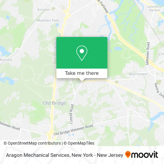 Aragon Mechanical Services map