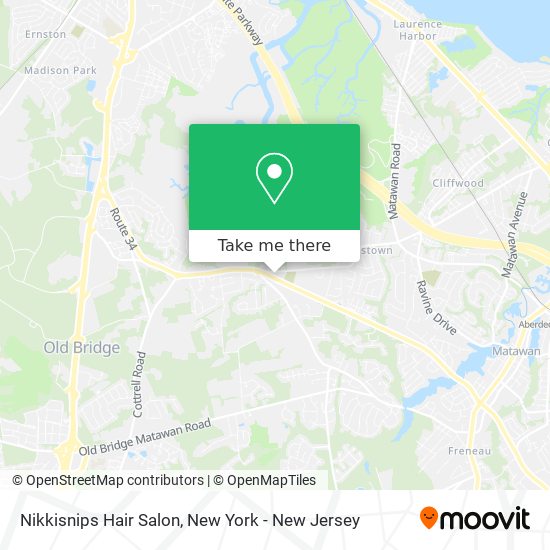 Mapa de Nikkisnips Hair Salon