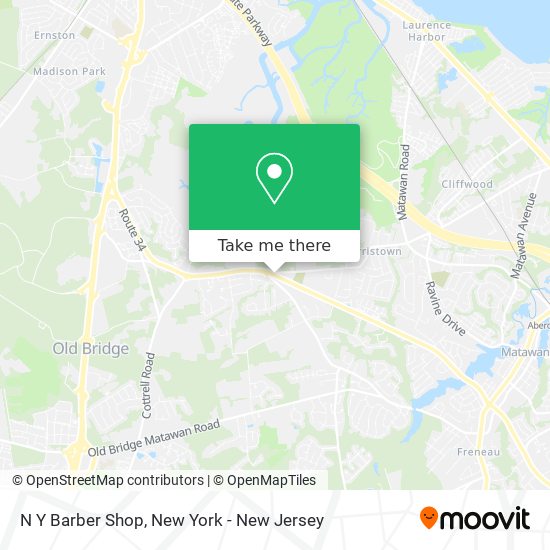 N Y Barber Shop map