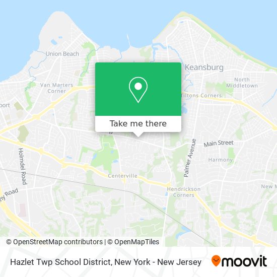 Mapa de Hazlet Twp School District