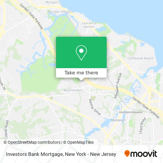 Investors Bank Mortgage map