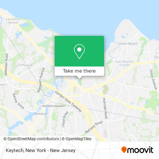 Keytech map