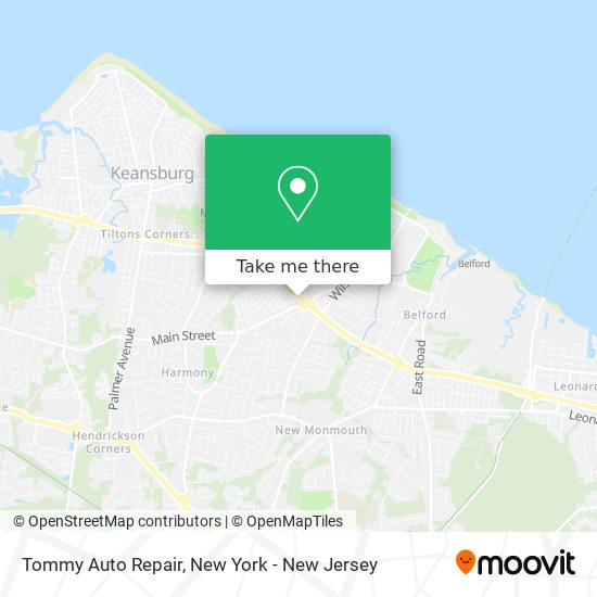 Tommy Auto Repair map