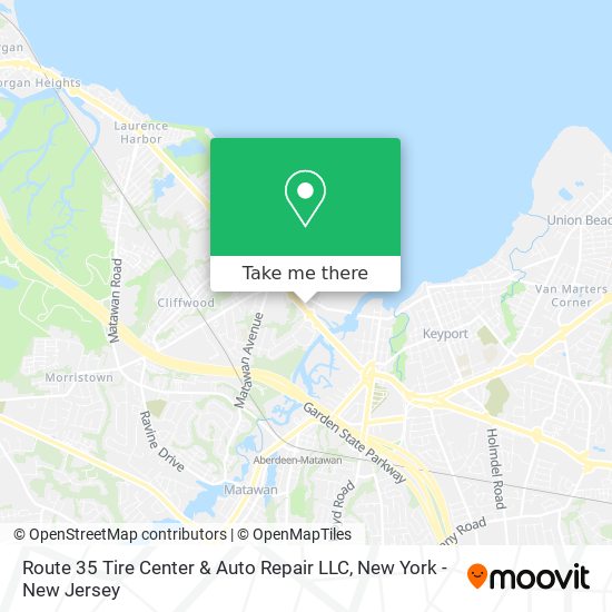 Mapa de Route 35 Tire Center & Auto Repair LLC