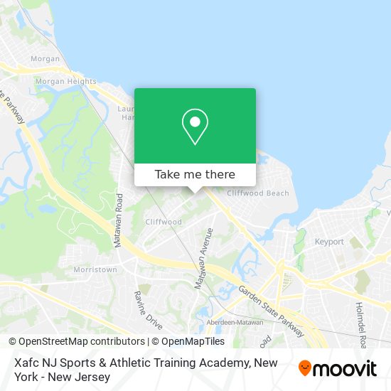 Xafc NJ Sports & Athletic Training Academy map