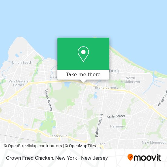 Crown Fried Chicken map