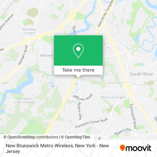 New Brunswick Metro Wireless map