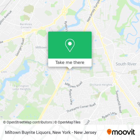 Miltown Buyrite Liquors map