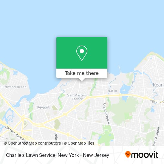 Charlie's Lawn Service map