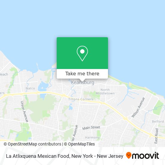 La Atlixquena Mexican Food map